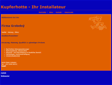 Tablet Screenshot of kupferhotte.de